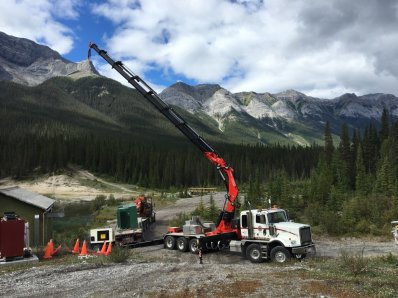 Largest Knuckle Boom Picker in Alberta